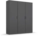 rauch BLUE Kleiderschrank Voyager 140 x 194 cm Dekor Grau-Metallic