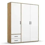 rauch BLUE Kleiderschrank Voyager 140 x 194 cm Dekor Alpinwei&szlig;
