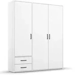 rauch BLUE Kleiderschrank Voyager 140 x 194 cm Dekor Alpinwei&szlig;