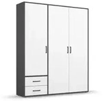 rauch BLUE Kleiderschrank Voyager 140 x 194 cm Dekor Alpinwei&szlig;