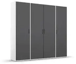 rauch BLUE Kleiderschrank Voyager 187 x 194 cm Dekor Grau-Metallic