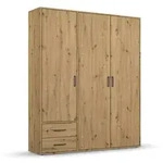 rauch BLUE Kleiderschrank Voyager 140 x 194 cm Holzoptik Eiche Artisan