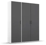 rauch BLUE Kleiderschrank Voyager 140 x 194 cm Dekor Grau-Metallic