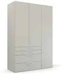 rauch ORANGE Kleiderschrank Purisma 151 x 223 cm Dekor Seidengrau