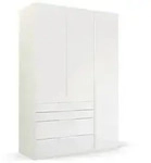 rauch ORANGE Kleiderschrank Purisma 151 x 223 cm Glas Kristallwei&szlig;