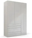 rauch ORANGE Kleiderschrank Purisma 151 x 223 cm Glas Seidengrau