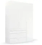 rauch ORANGE Kleiderschrank Purisma 151 x 223 cm Dekor Alpinwei&szlig;