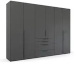 rauch ORANGE Kleiderschrank Purisma 301 x 223 cm Dekor Grau Graphit