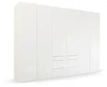 rauch ORANGE Kleiderschrank Purisma 301 x 223 cm Glas Kristallwei&szlig;