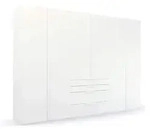 rauch ORANGE Kleiderschrank Purisma 301 x 223 cm Dekor Alpinwei&szlig;