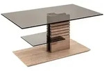 Vierhaus Couchtisch 5655-GPA-EBI Glas