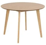 Actona Esstisch Roxby &Oslash; 105 cm Holz Braun Eiche