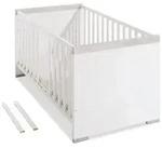 Paidi Babybett Kira 70 x 140 cm Dekor Wei&szlig;
