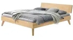 HASENA Massivholzbett Ancona 180 x 200 cm Holz Eiche Bianco