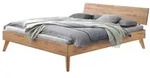 HASENA Massivholzbett Ancona 180 x 200 cm Holz Braun Kernbuche