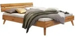 HASENA Massivholzbett Ortona 90 x 200 cm Holz Braun Wildeiche