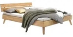 HASENA Massivholzbett Ortona 140 x 200 cm Holz Eiche Bianco