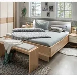 Wiemann Bett Kiruna 180 x 200 cm Holzoptik Braun Eiche