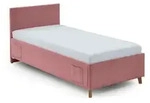 meise.m&ouml;bel Polsterbett Cool mit Lattenrost Cord Rosa Rose 120 x 200 cm
