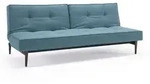 INNOVATION LIVING Schlafsofa Splitback Styletto dunkel Stoff Light Blue