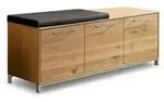 Voss M&ouml;bel Garderobenbank Vedo Holz Braun Eiche