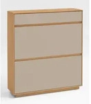 Voss M&ouml;bel Schuhschrank V100 Lack Beige Sand