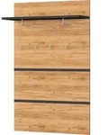 Germania Garderobenpaneel Lissabon Holzoptik Braun Eiche