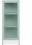 Vitrine Milton Stahl Gr&uuml;n Mint