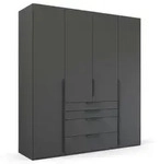 rauch ORANGE Kleiderschrank Purisma 201 x 223 cm Dekor Grau Graphit