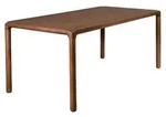 Zuiver Esstisch Storm 180 x 90 cm Holz Braun Walnuss