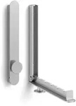 Zack Klapp-Garderobe Pletor Edelstahl