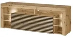 Stolkom TV-Lowboard Goal Holzoptik Artisan-Eiche