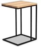 Beistelltisch Finn Holz Braun Wildeiche