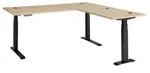Innostyle Eckschreibtisch elektrisch Memphis Holzoptik Eiche Artisan