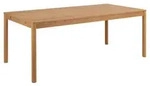 Actona Esstisch Atlantic 200 x 100 cm Holz Braun Eiche