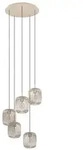 EGLO Pendelleuchte Romazzina Alu, Eisen, Stahl & Metall Beige Sand