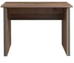 FORTE Schreibtisch Clif Holzoptik Braun Dunkelbraun