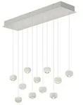 Musterring Leuchten LED-Pendelleuchte Cannon Metall Wei&szlig;