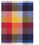 Biederlack Kuscheldecke Bright Square 130 x 170 cm Mischgewebe