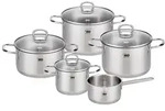 ELO Topfset Jaspis 5tlg. Edelstahl Silber / Grau