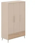 Paidi Kleiderschrank Eefje 124 x 204 cm Dekor Cashmere-Beige