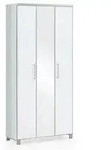 Voss M&ouml;bel Garderobenschrank Santina Glas Wei&szlig;