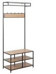 Actona Kompaktgarderobe Seaford Holzoptik Braun Wildeiche
