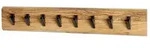 Wandgarderobe Rivera Holz Braun Akazie