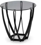 Beistelltisch Maya Glas Grau