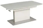Vierhaus Couchtisch 2386-WSS Glas Wei&szlig;