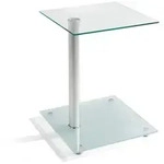 Haku Beistelltisch Quintanar Glas Transparent 52 cm