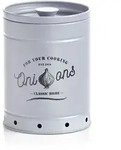 Vorratsdose Onions Metall Grau