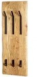 Wandgarderobe Rivera Holz Braun Akazie