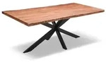 WOLFM&Ouml;BEL Esstisch Guru 180 x 90 cm Holz Braun Akazie